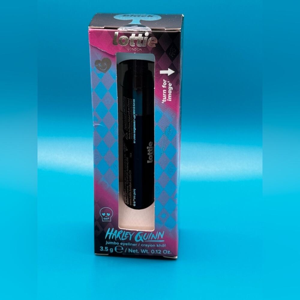 LOTTIE London Harley Quinn Jumbo Eyeliner ( black) / Puddin’ lipgloss bundle